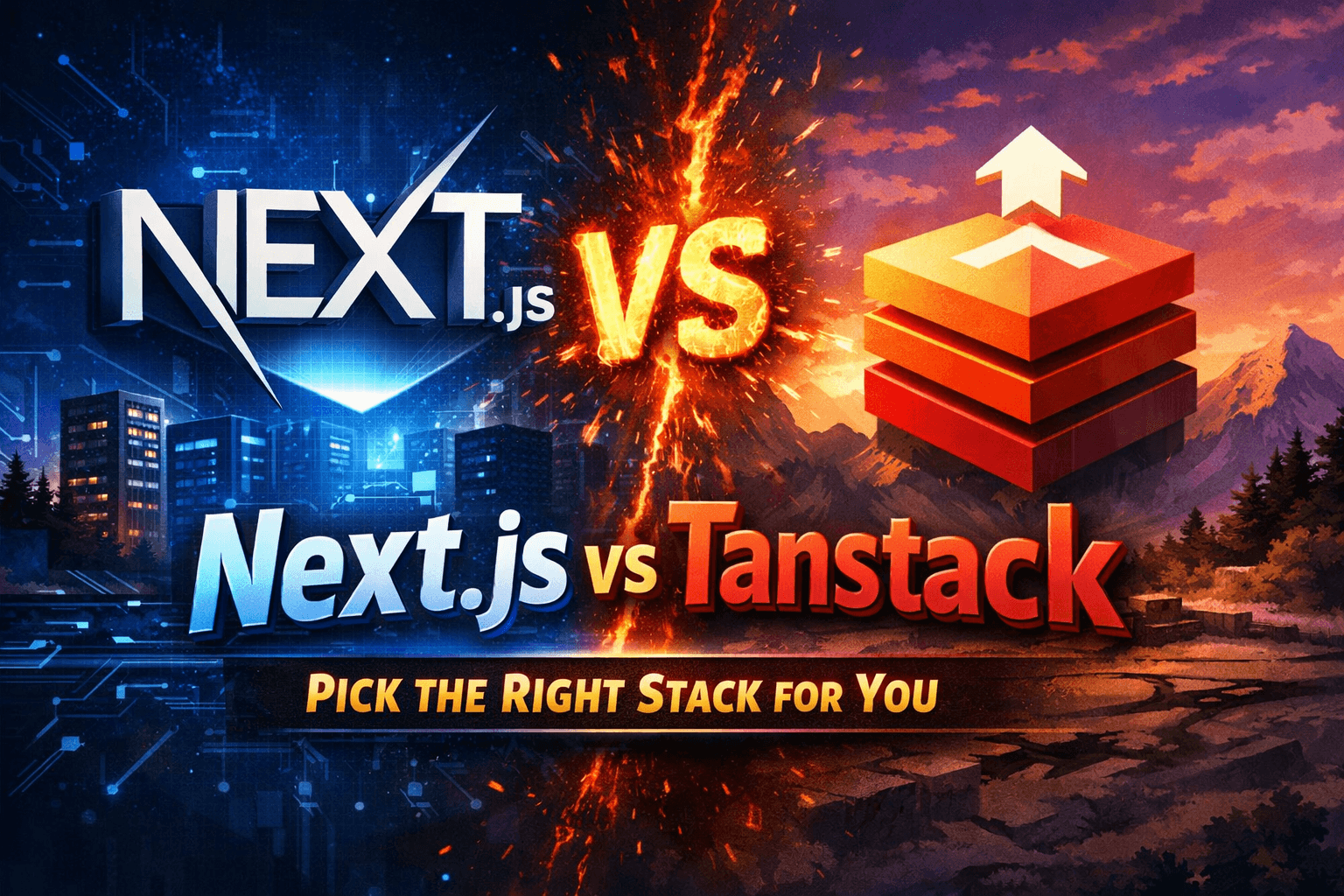Next.js vs Tanstack: Pick the Right Stack for You